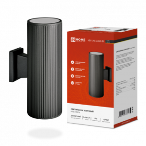 Светильник уличный двусторонний НБУ LINE-2хA60-BL алюм под 2хA60 E27 черный IP65 IN HOME