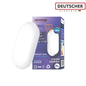 LED ДПБ овальный 30W 6400К IP54 (DEUTSCHER)