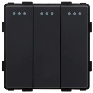 MP006-BK Черный тройной выключатель 3g1w 250V~10A