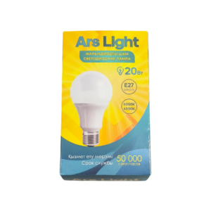 Лампа светодиодная А80 Ars Light E27 20Вт 6500К